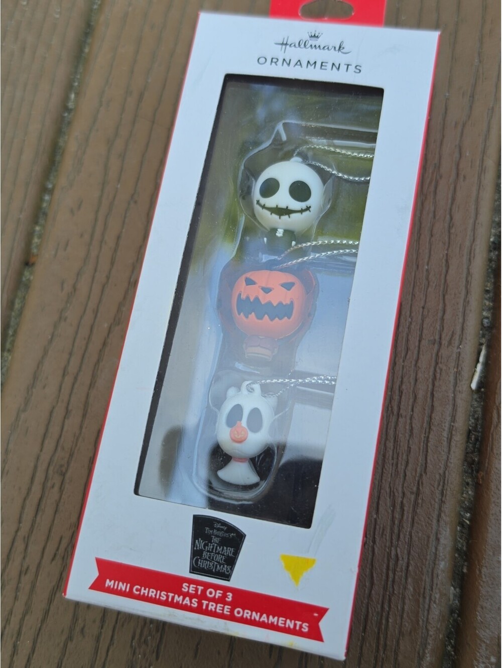 Hallmark Disney Nightmare Before Christmas Set of 3 Mini Christmas Tree ornament